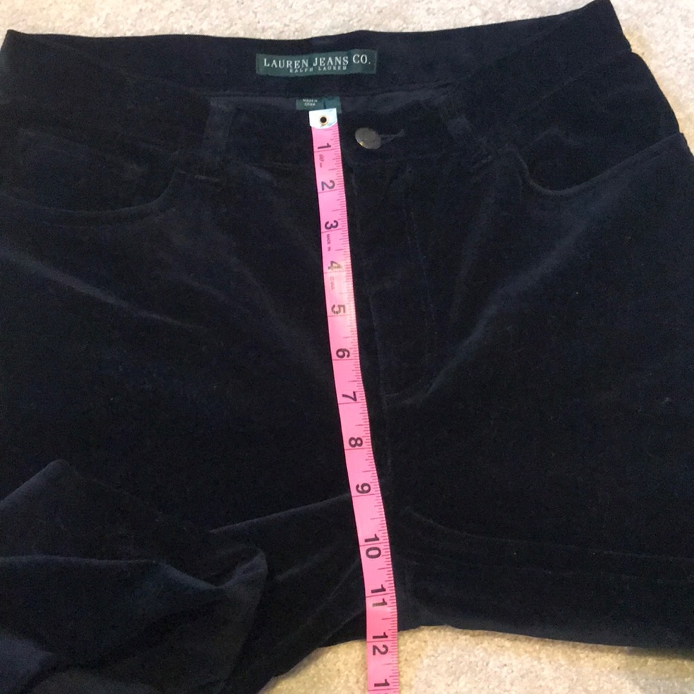 Ralph Lauren black velvet jeans - Picture 6 of 6